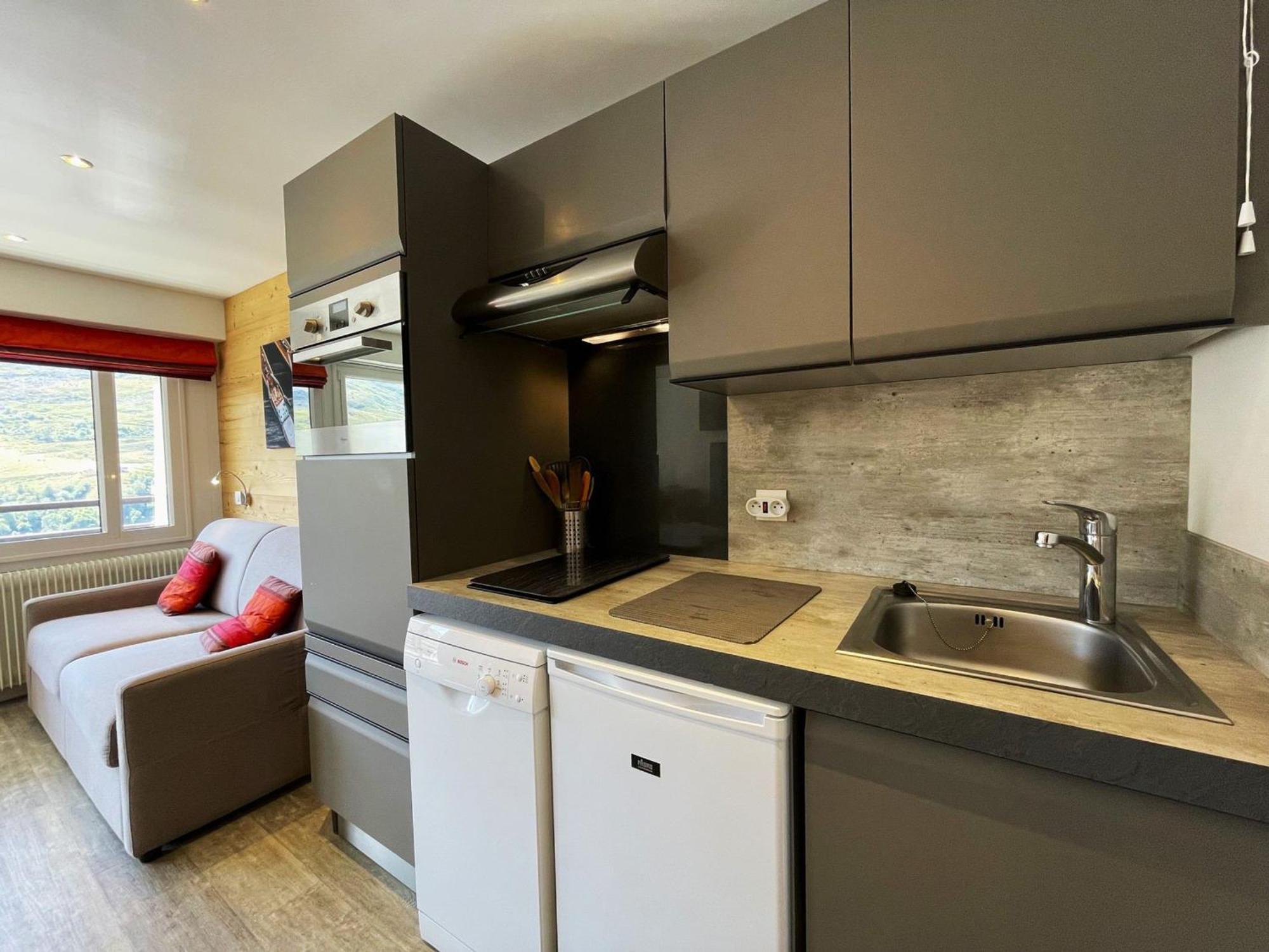 Studio Renove Pour 4, Ski Aux Pieds, La Croisette, Les Menuires - Fr-1-452-230 Saint-Martin-de-Belleville Exteriér fotografie